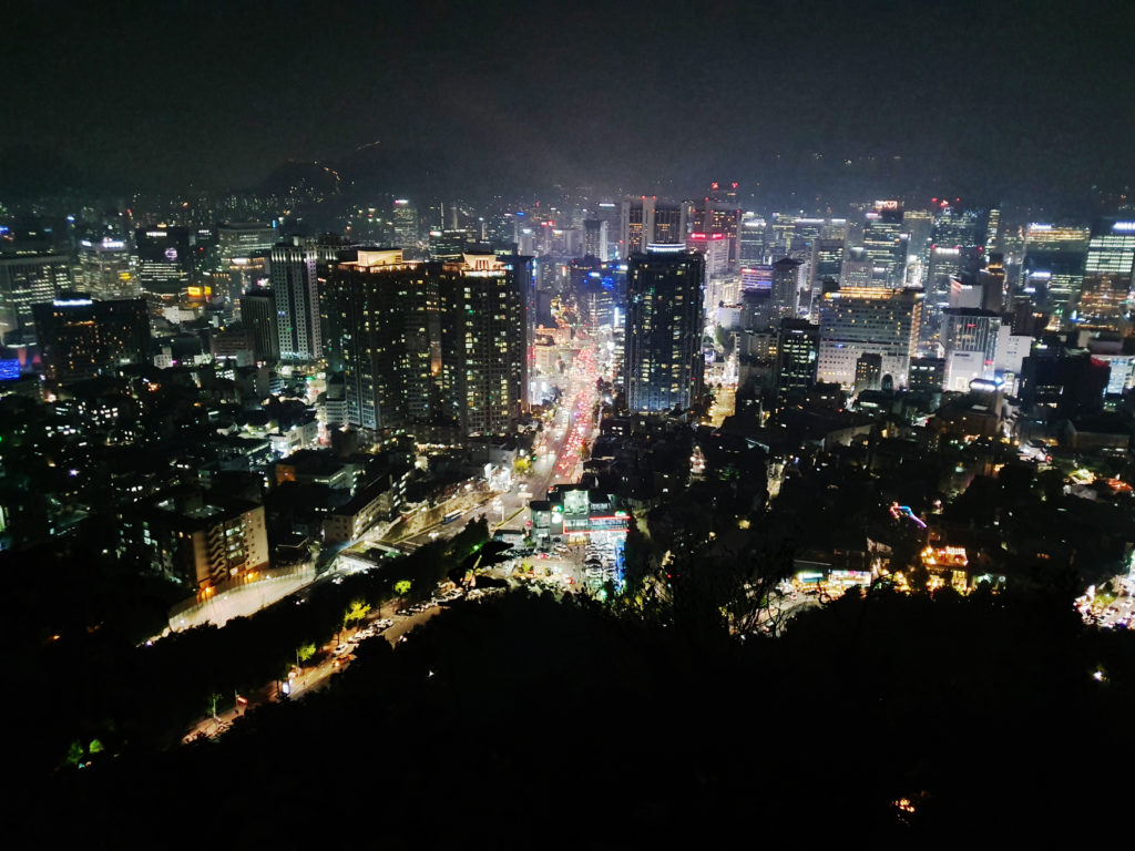 night view of seoul