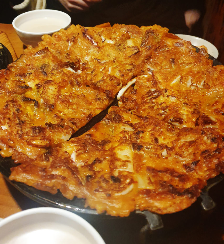 Kimchijeon, one of the Korean foods